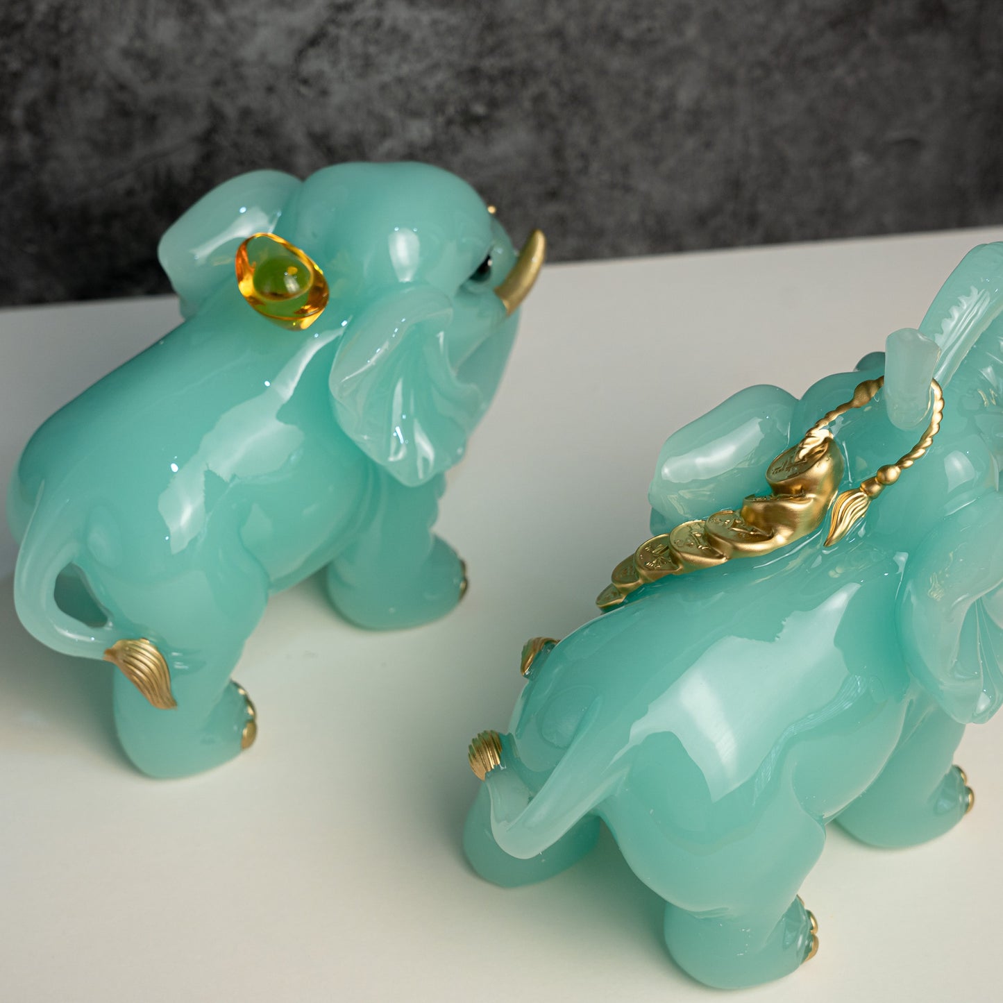 Jade Elephants of Fortune