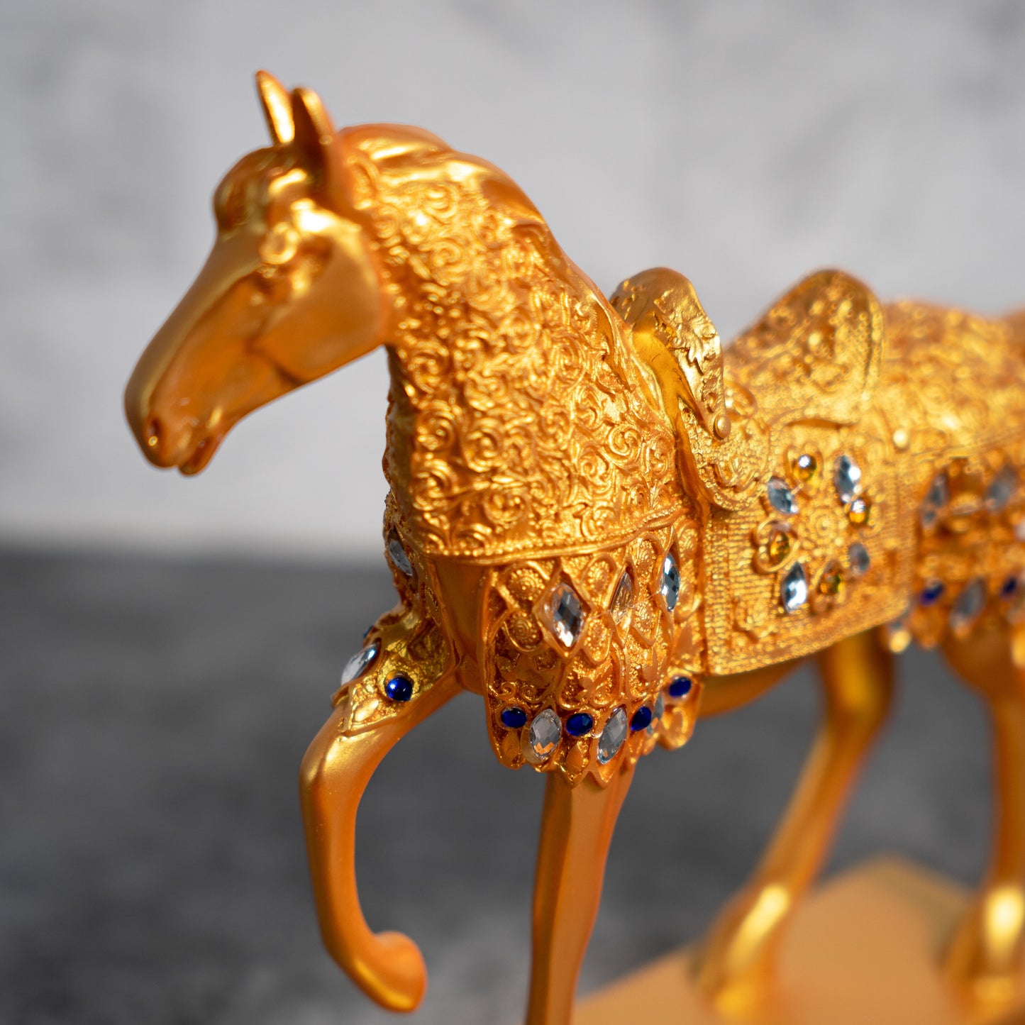 Majestic Galloping Horse Sculpture