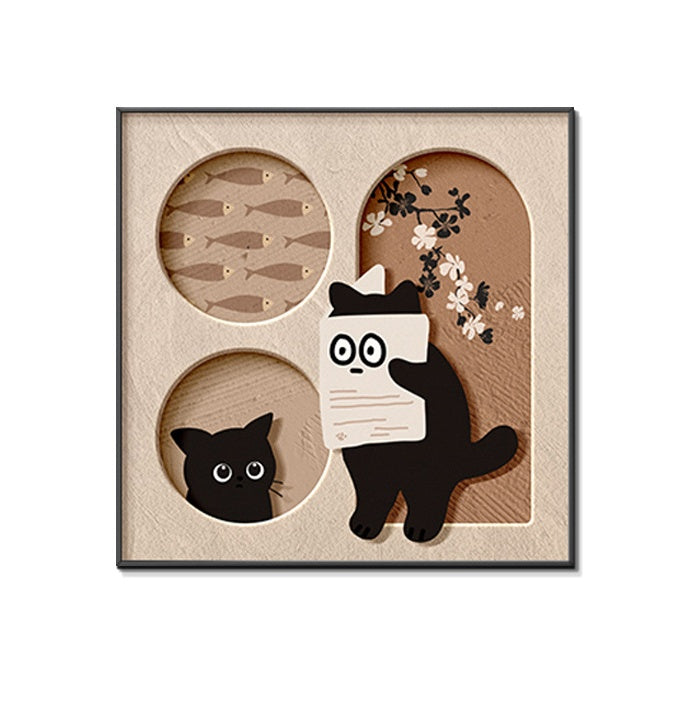 Majestic Feline Art Decor