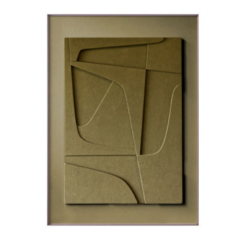 Golden Harmony Flow Art Decor