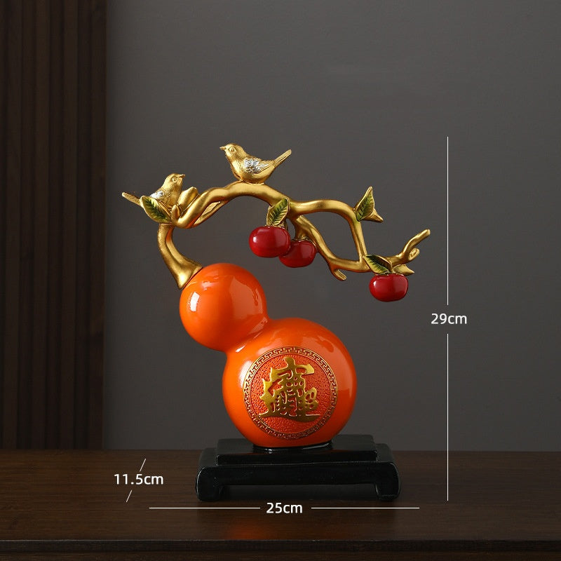 Golden Decorative Fortune Gourd