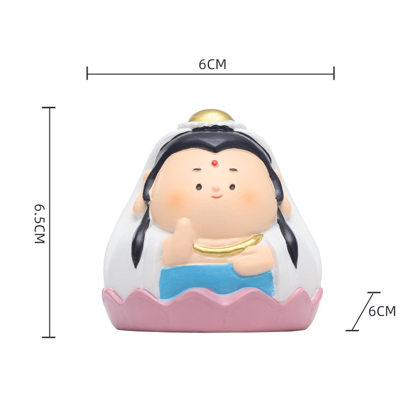 Cute Buddhist Immortal with Altar