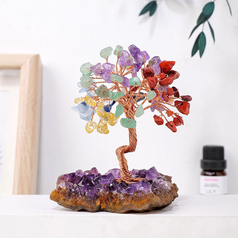Amethyst Crystal Wealth Tree