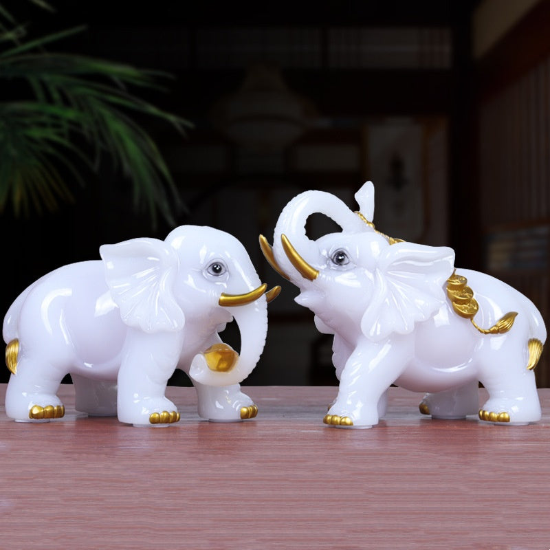 Jade Elephants of Fortune