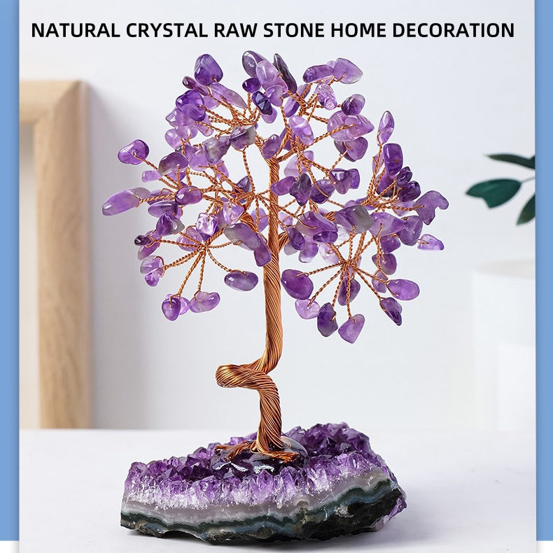 Amethyst Crystal Wealth Tree