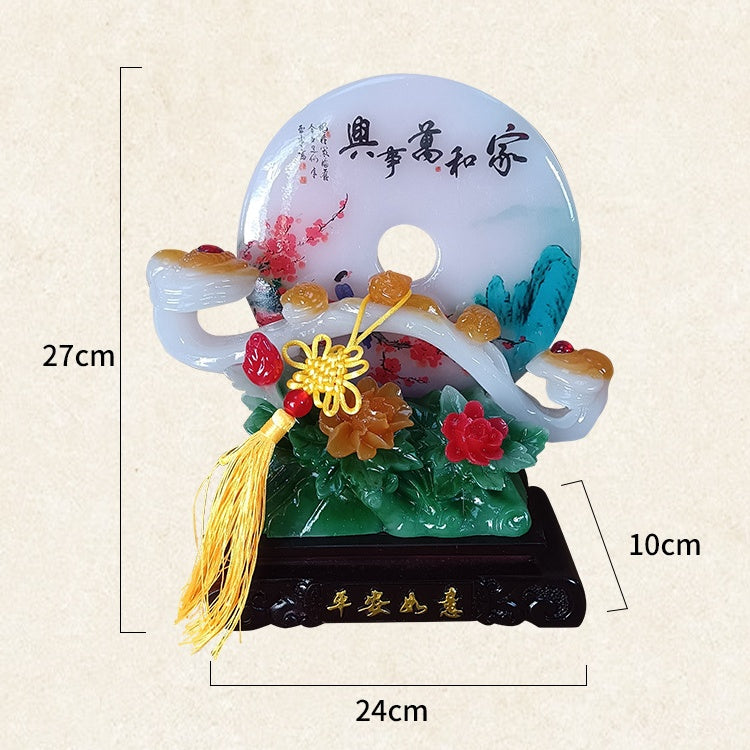 Luxury Jade Wealth Ornament