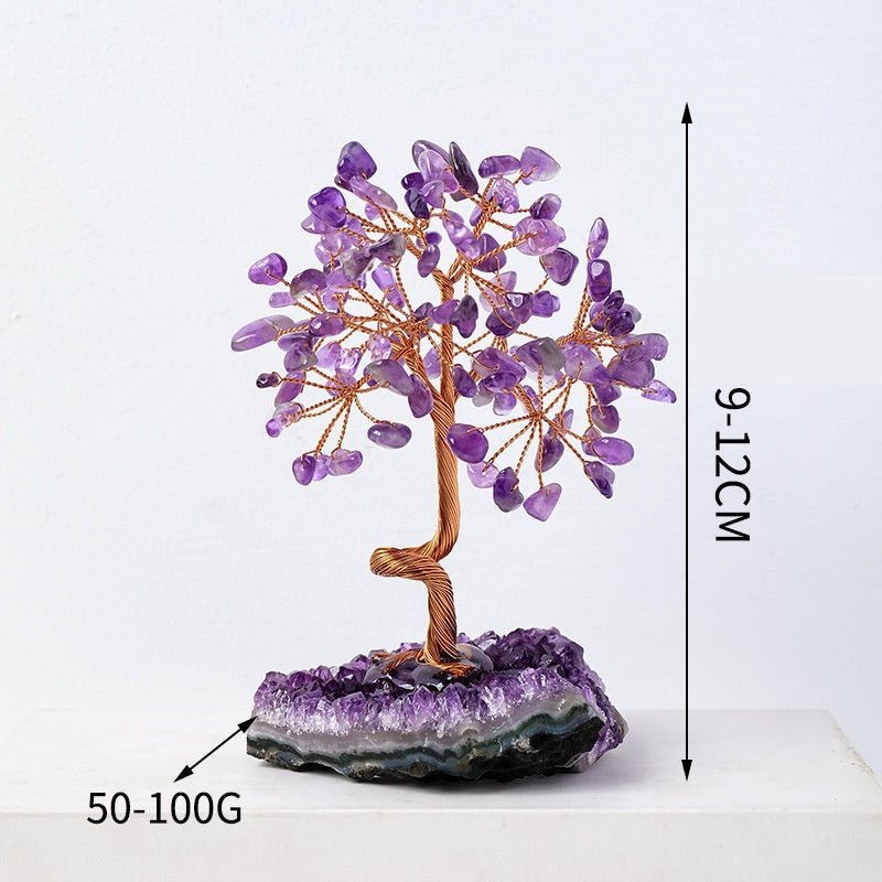 Amethyst Crystal Wealth Tree