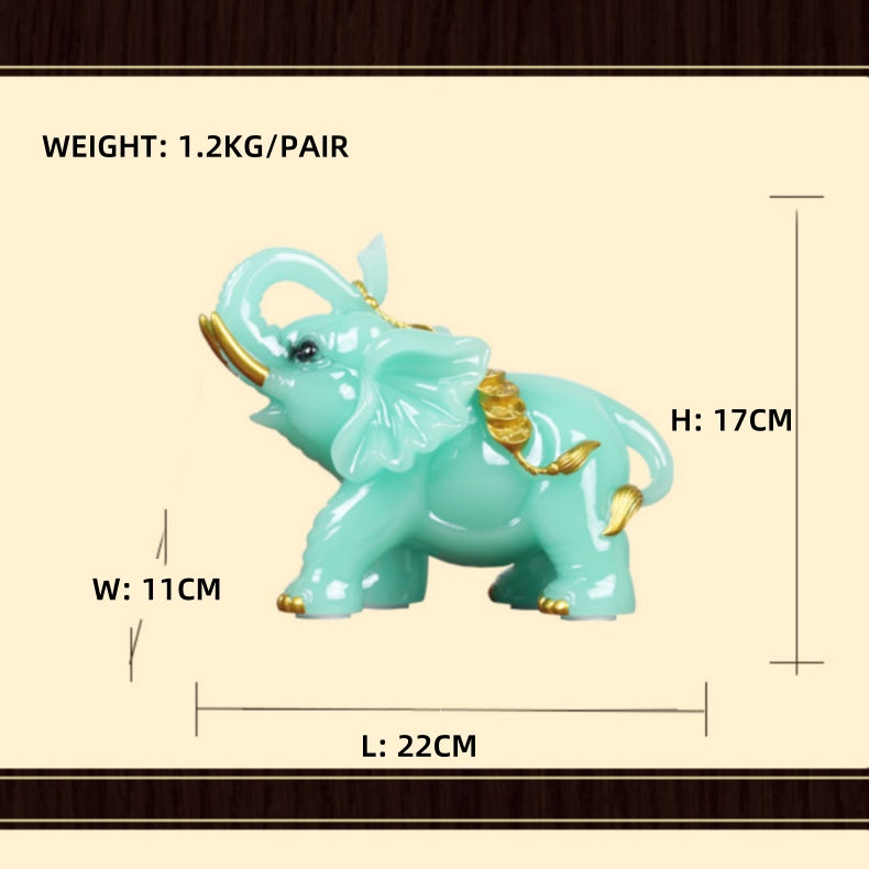 Jade Elephants of Fortune