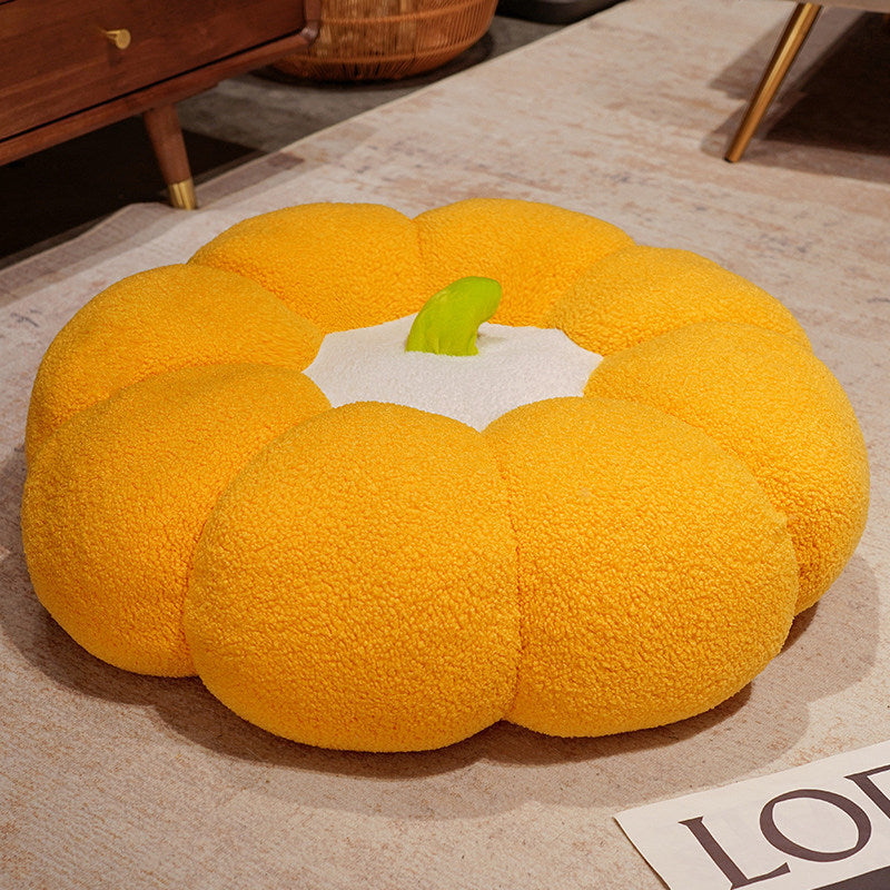 Velvet Pumpkin Floor Cushion