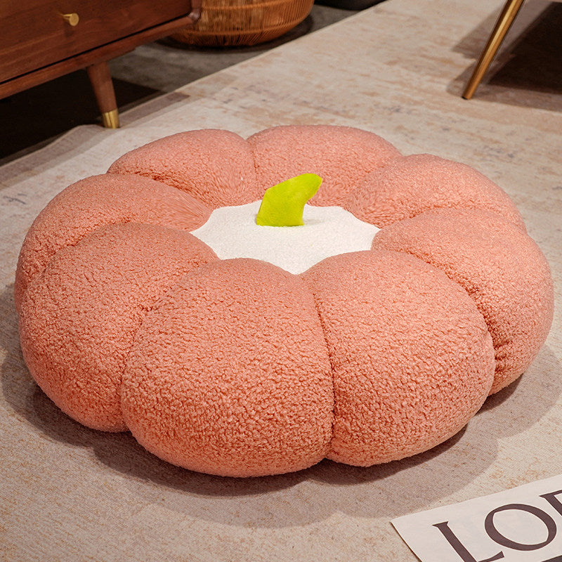 Velvet Pumpkin Floor Cushion