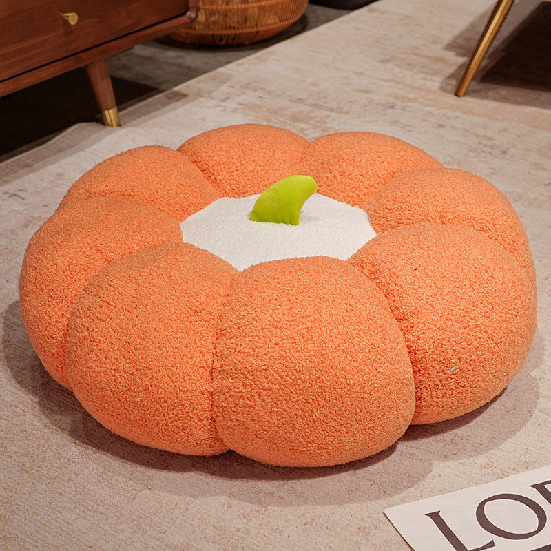 Velvet Pumpkin Floor Cushion
