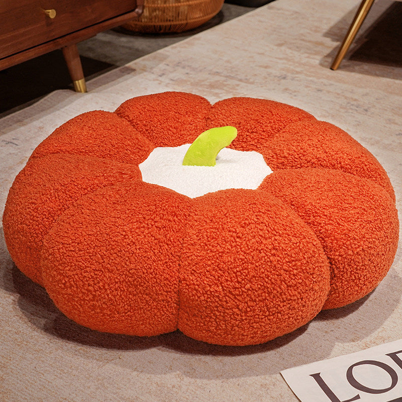Velvet Pumpkin Floor Cushion