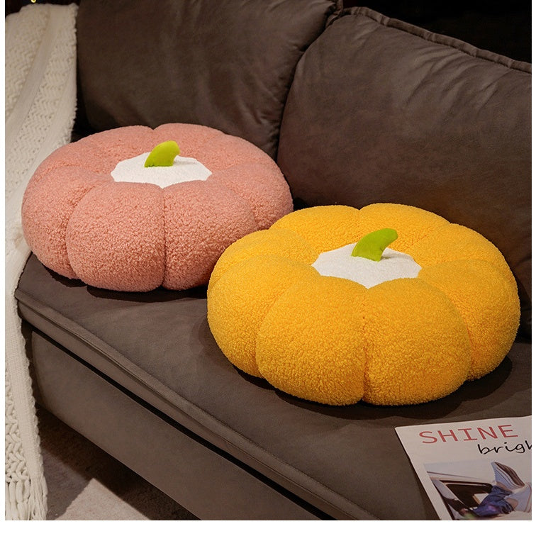 Velvet Pumpkin Floor Cushion