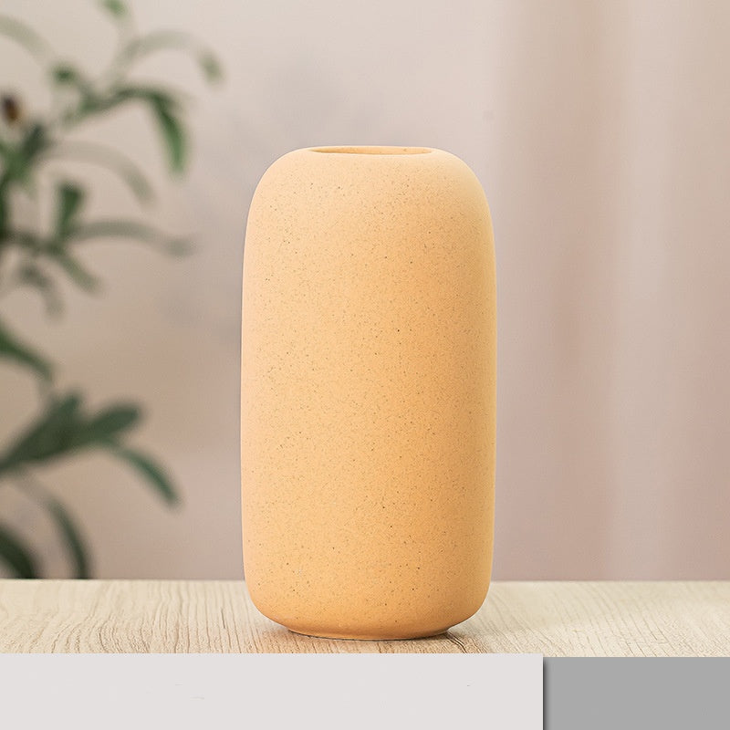 Frosted Ceramic Vase Collection