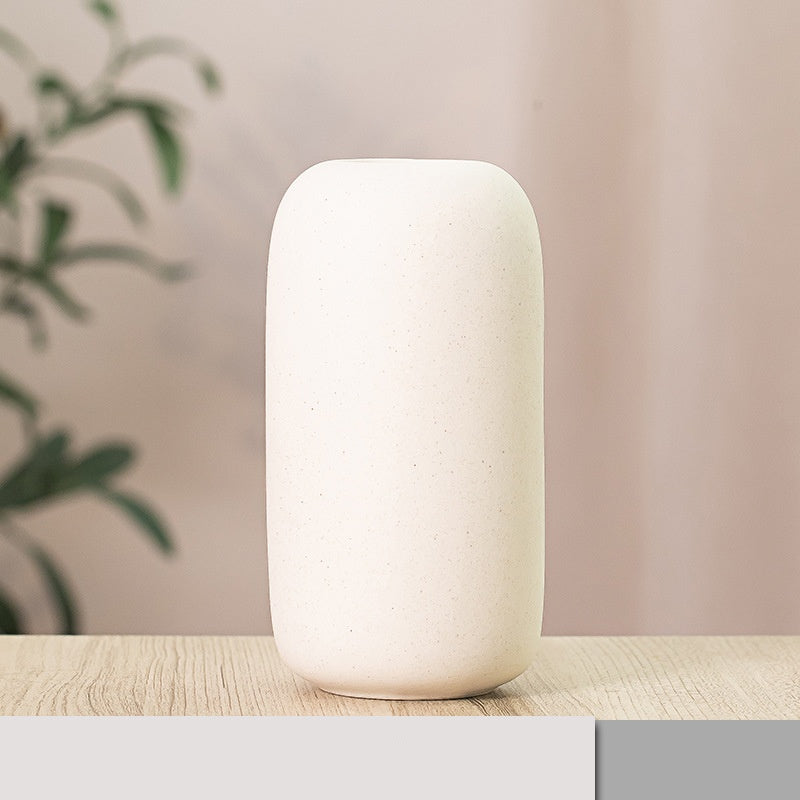 Frosted Ceramic Vase Collection