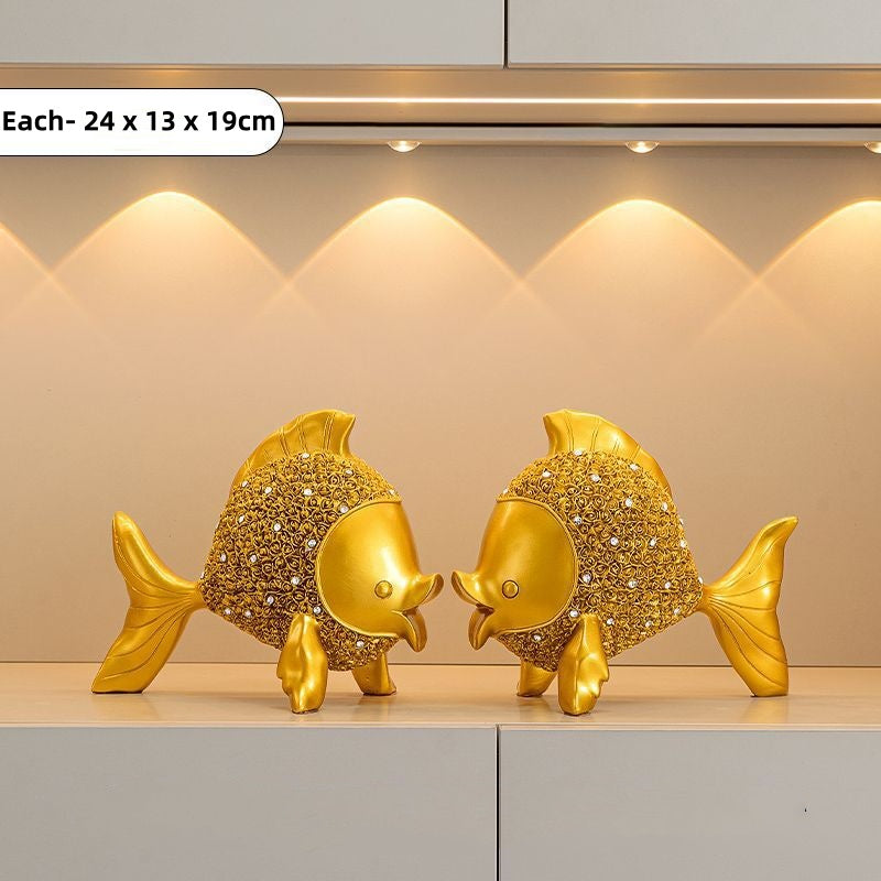 Prosperity Fish Decor Pair