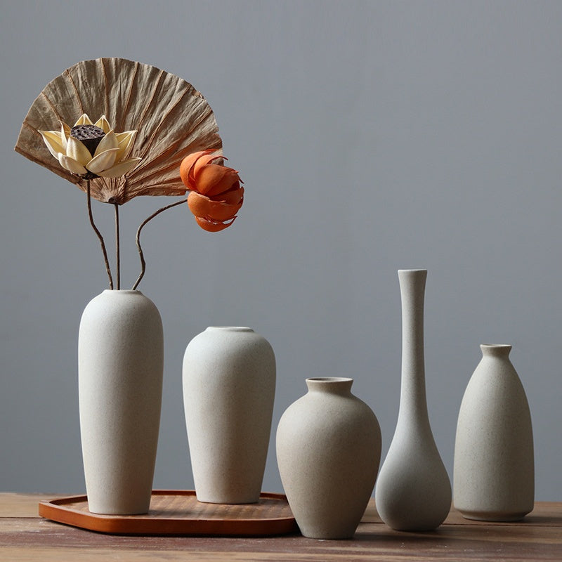 Rustic Elegance Ceramic Vase