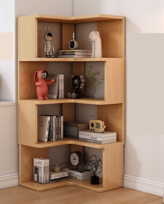 Multi-Layer Corner Bookshelf