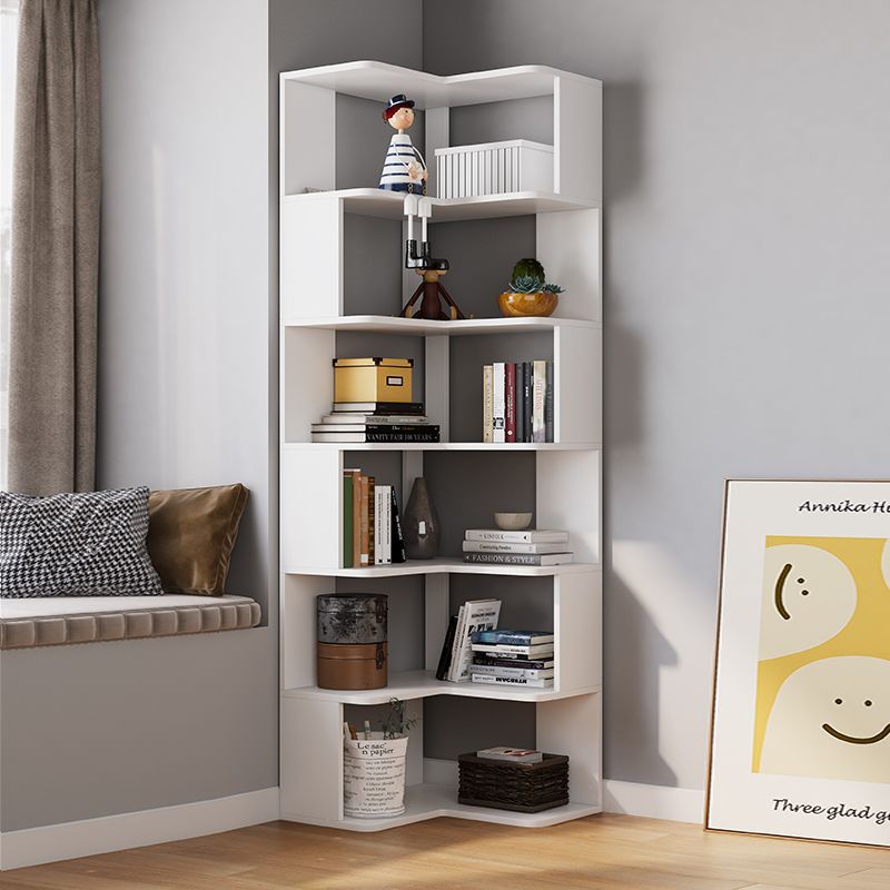 Multi-Layer Corner Bookshelf
