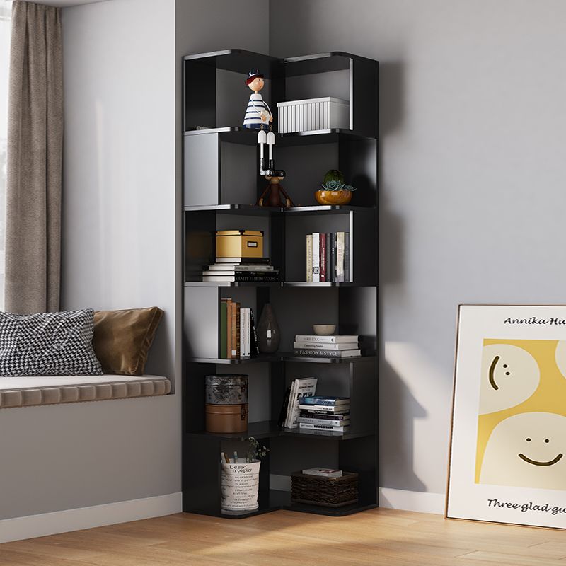 Multi-Layer Corner Bookshelf