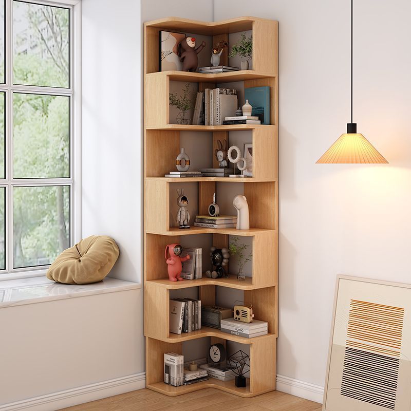 Multi-Layer Corner Bookshelf