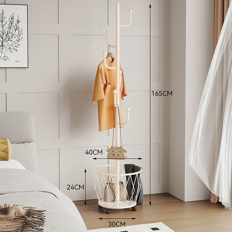 Cream Luxe Multi-Functional Freestanding Coat Rack