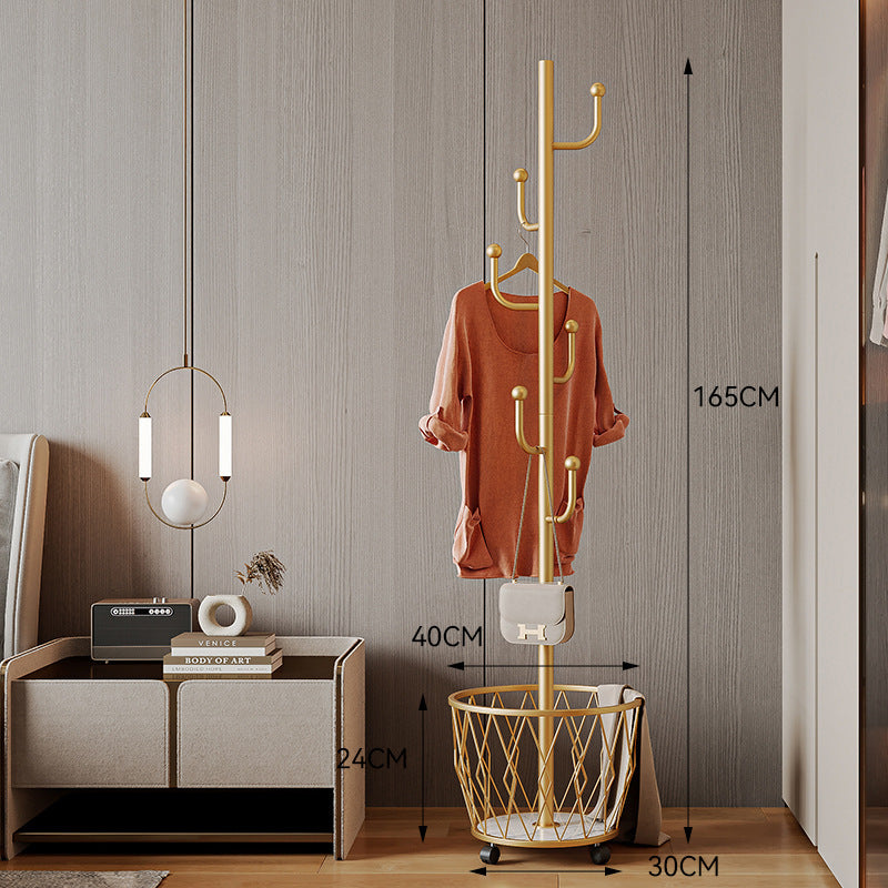Cream Luxe Multi-Functional Freestanding Coat Rack