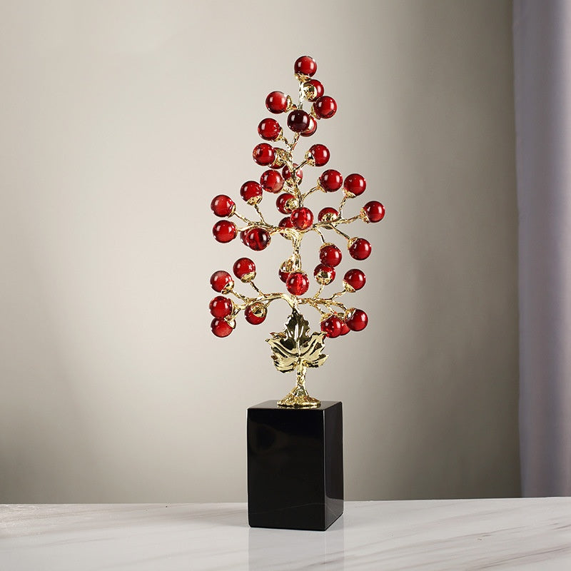 Amethyst Grape Cluster Sculpture
