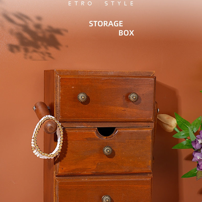 Elegant Wooden Robot Organizer