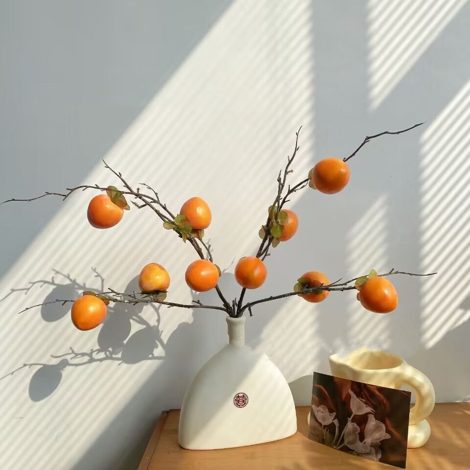 Nordic Melamine Fan-Shaped Vase Decor