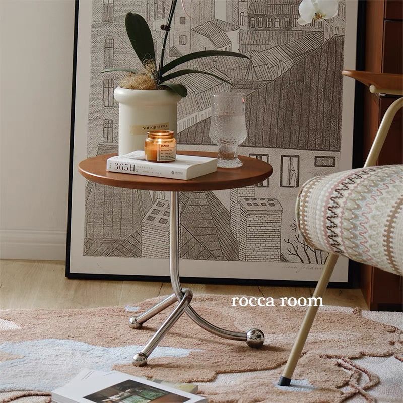 Vintage Steel Accent Table