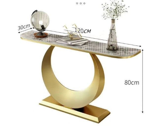 Modern Luxe Stone Console