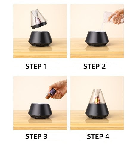 Ultrasonic Aromatherapy Diffuser with Ambient Light