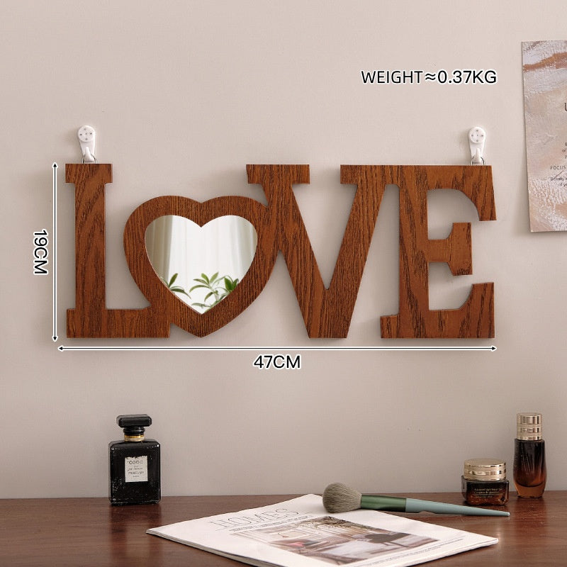 French Elegance Wooden Vanity Mirror  Description: