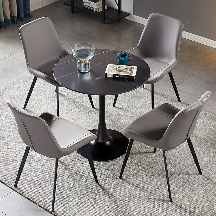 Black Stone Lounge Table