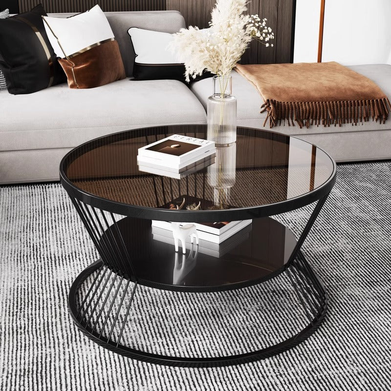 Nordic Luxe Glass Table