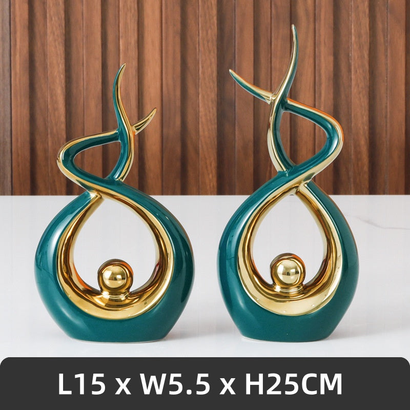 Abstract Spiritual Orb Pair