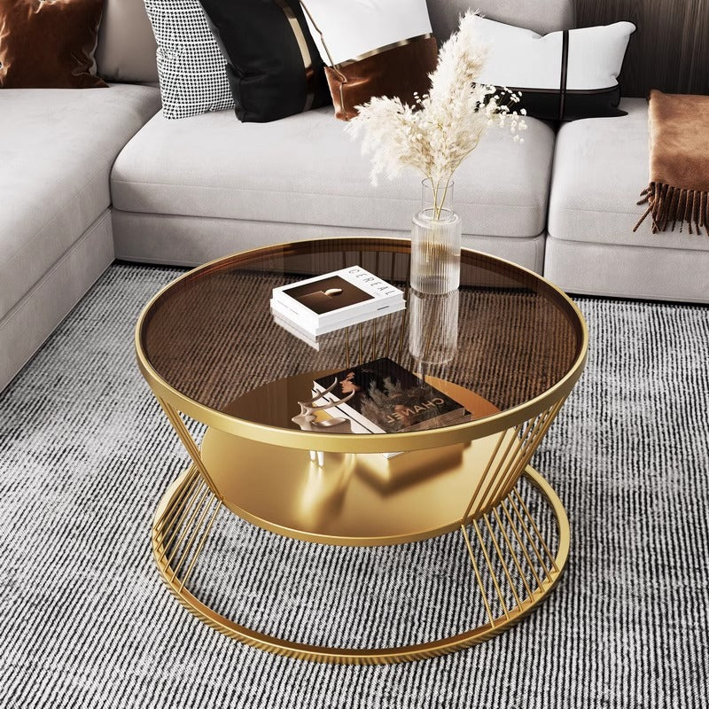 Nordic Luxe Glass Table
