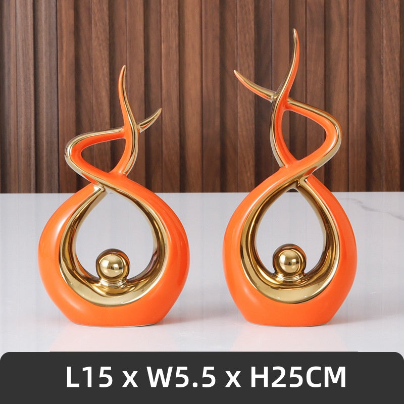 Abstract Spiritual Orb Pair