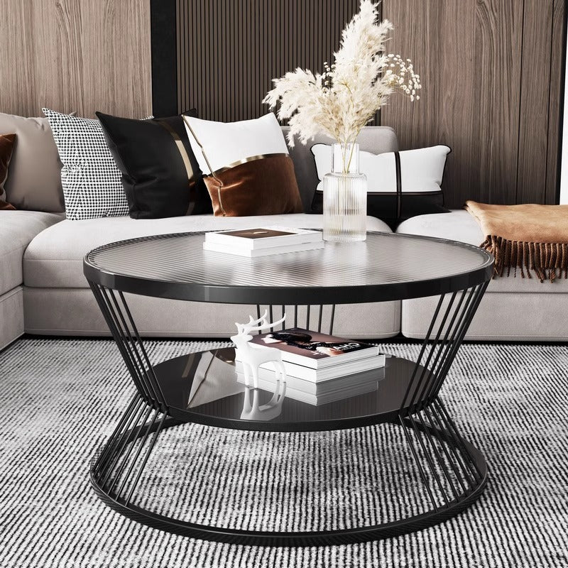 Nordic Luxe Glass Table
