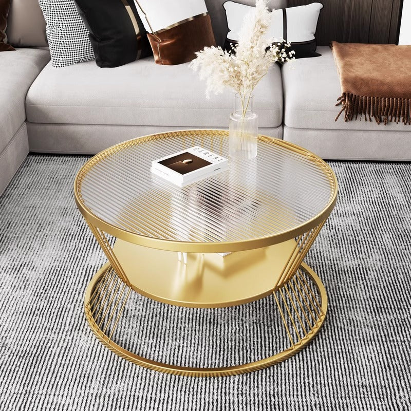 Nordic Luxe Glass Table