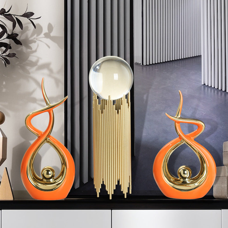 Abstract Spiritual Orb Pair