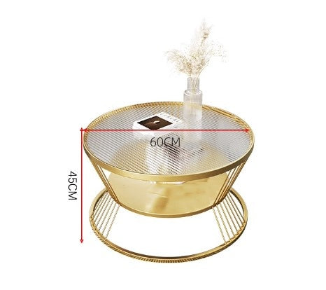 Nordic Luxe Glass Table