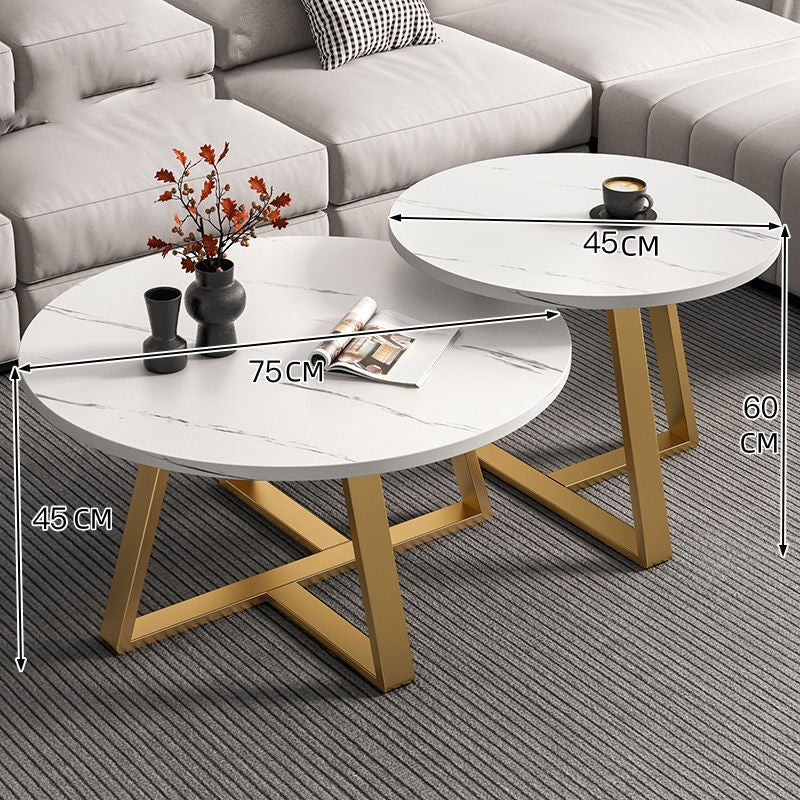 Marble Texture Round Table