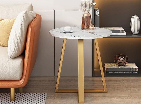 Marble Texture Round Table