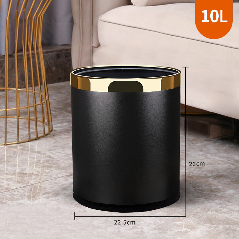 Luxury Double-Layer Designer Bear Trash Bin