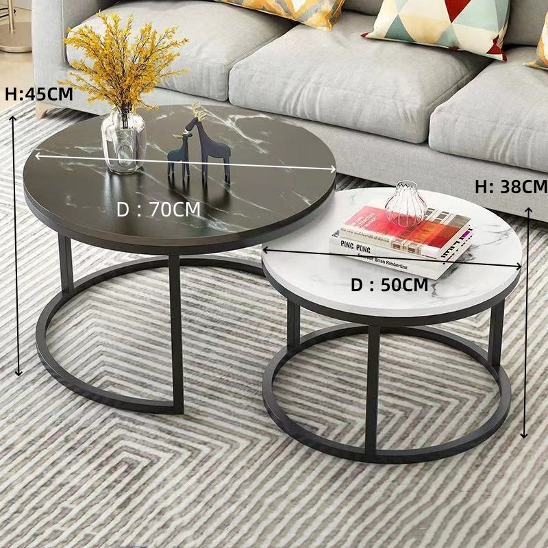 Expandable Stone Coffee Table