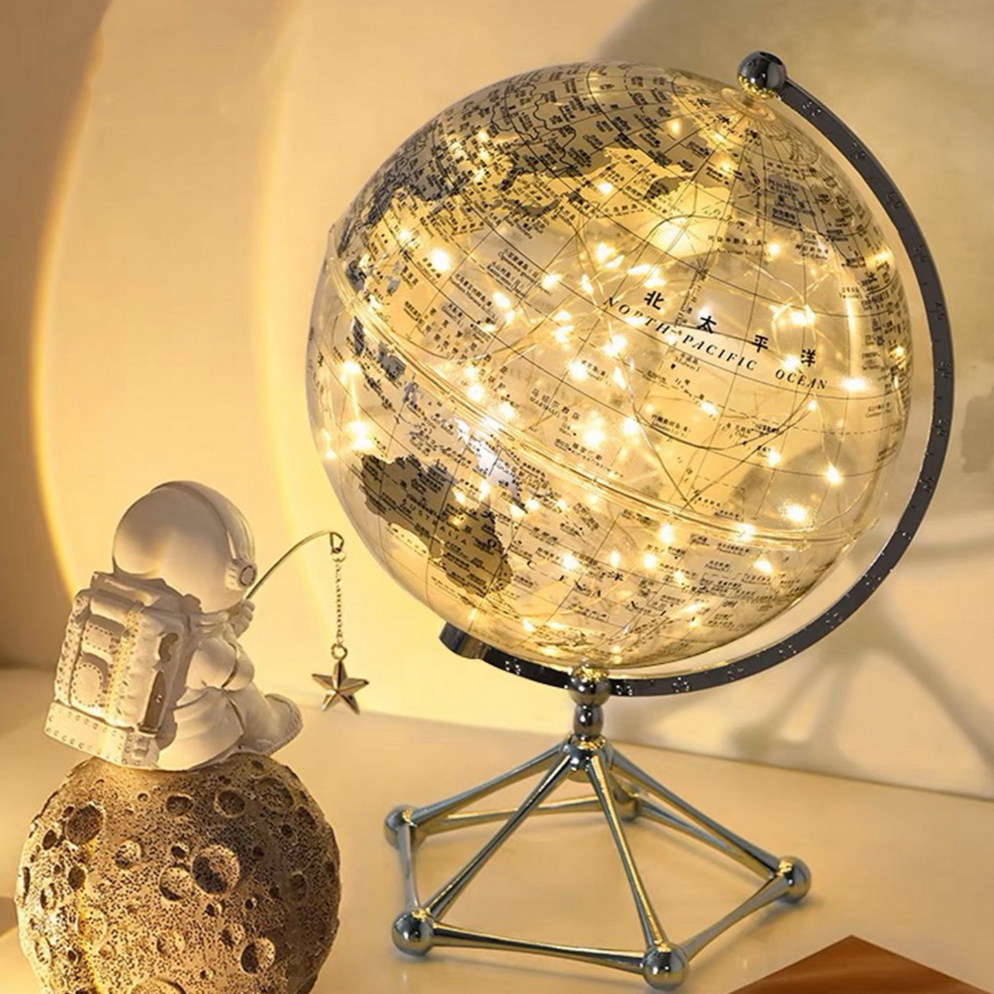 Astronaut LED Globe Decor