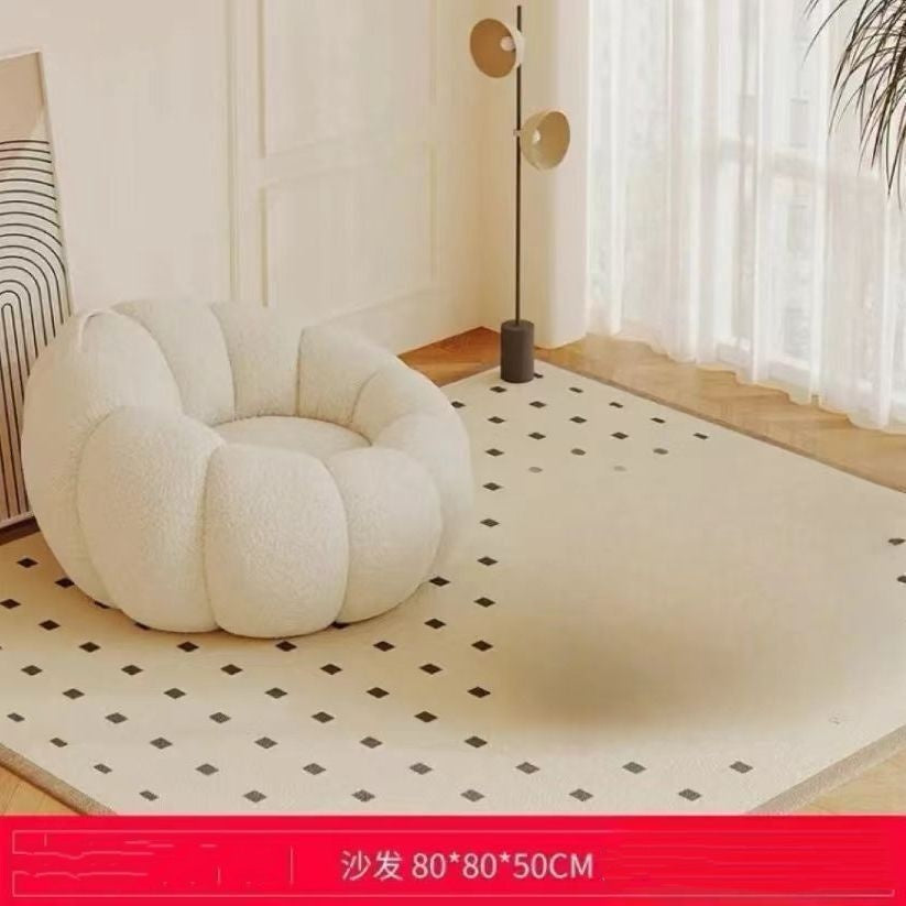 Cozy Pumpkin Lounge Chair