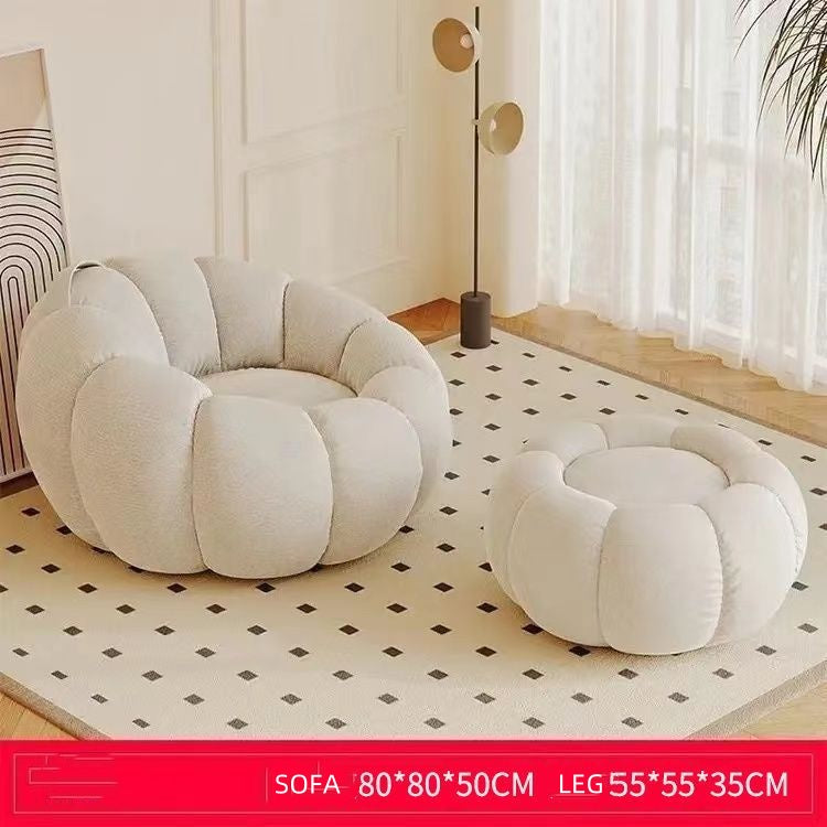 Cozy Pumpkin Lounge Chair